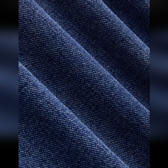 🍎 Denim Mid Rise Fire Embroidery Pocket Belted Straight Leg Jeans EUC Plus 2X - Picture 8 of 8